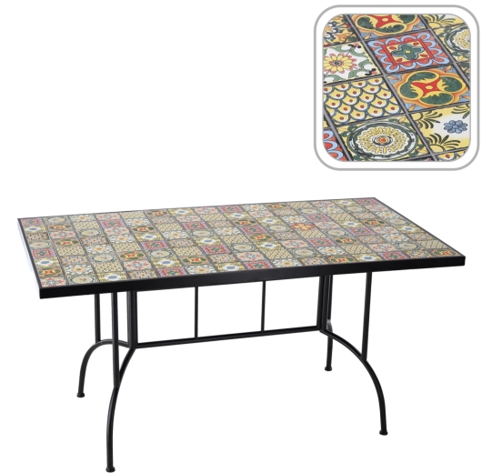 Designerski blat mozaikowy, który przyciąga wzrok