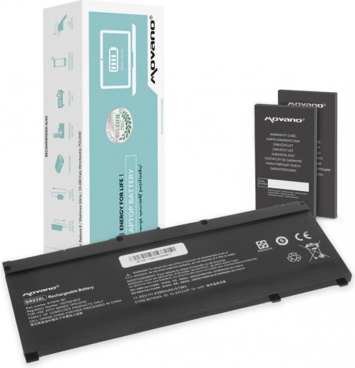 Bateria Movano do HP Omen 15-DC oraz HP Gaming 15/17, 4380 mAh (51 Wh)