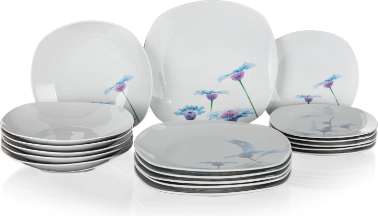 Delikatny kwiatowy dekor Blue Daisy