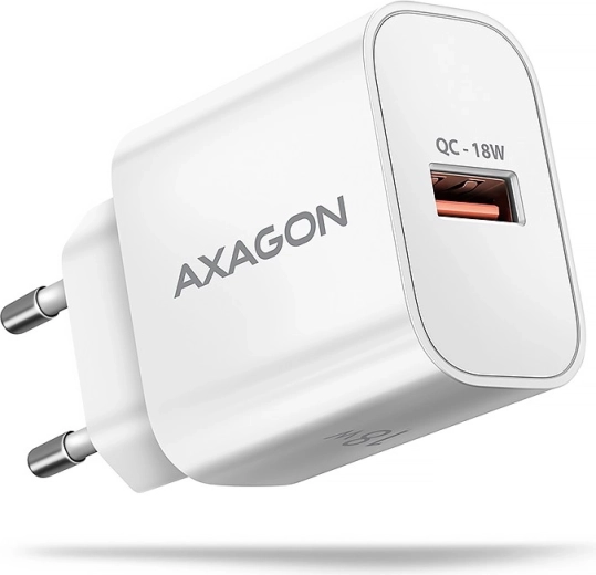 Axagon ładowarka sieciowa USB-A 18 W (QC 3.0) biała