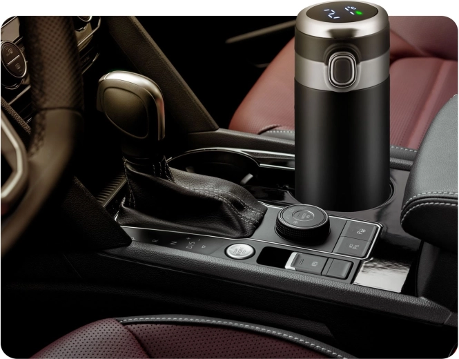 Wytrzymała konstrukcja ze stali nierdzewnej i idealny do samochodu