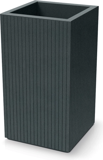 Donica Coro Square High 40 × 40 × 70 cm – grafitowa