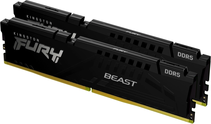 Pamięć Kingston Fury Beast DDR5 32GB (2x16GB) 6400 MHz CL32 czarna