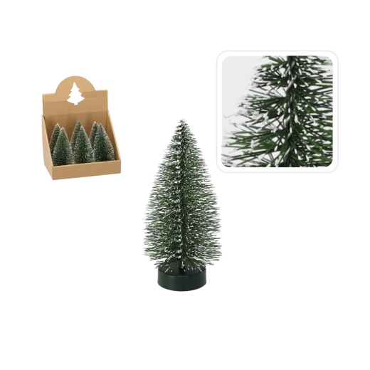 Mini choinka bożonarodzeniowa zielona 18 cm - 1 sztuka