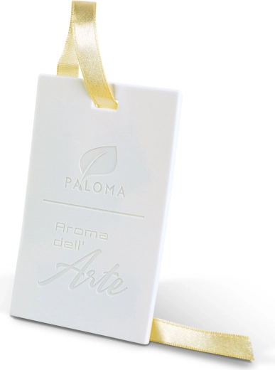 Zawieszany odświeżacz powietrza do samochodu Paloma Aroma Del' Arte Luce Bianca