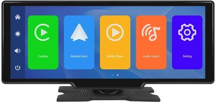 Podofo A3247 monitor dotykowy do samochodu z Carplay i Android Auto