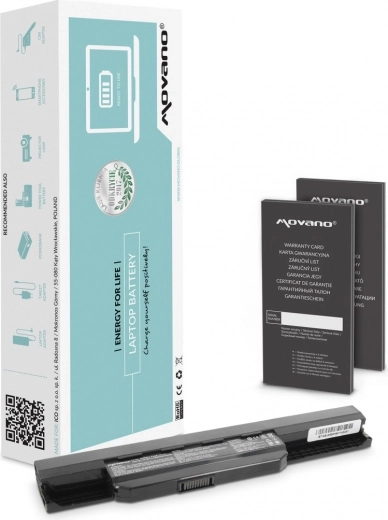 Bateria Movano do laptopów Asus K53S/X53S/X53U/X54C 4400 mAh (48 Wh)