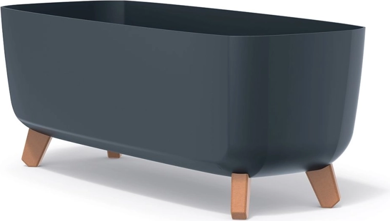 Doniczka na nóżkach Gracia Case 58 cm antracyt