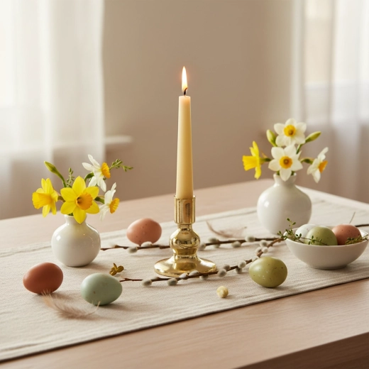 Przyjemne, ambientowe światło z tealightów