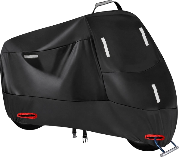 Uniwersalna wodoodporna plandeka na motocykl i skuter XXXL 265 × 105 × 125 cm