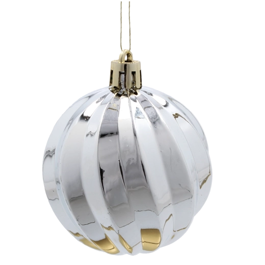 Stylowe żłobkowanie z metalicznym połyskiem