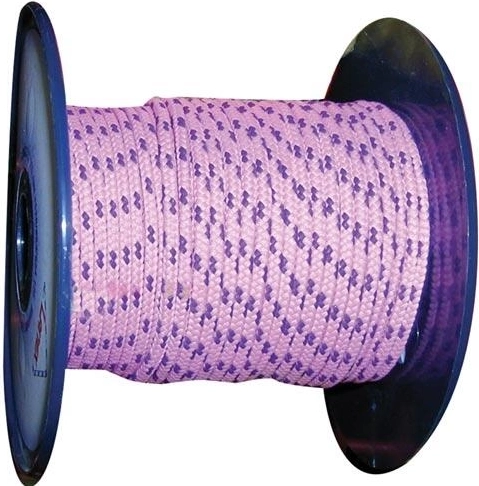 Pleciona poliestrowa linka bez rdzenia 2 mm, kolorowa – 200 m
