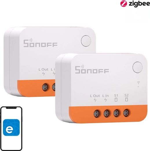Sonoff ZBMINI L2 inteligentny mini przełącznik Zigbee – zestaw 2 szt.