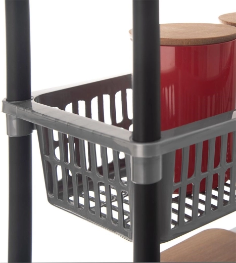 Wentylowane koszyki dla przejrzystości i higieny