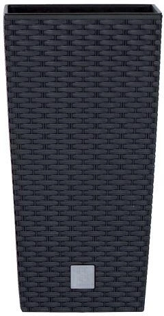 Osłonka na donicę Rato Square antracyt 32,5 × 32,5 × 61 cm, 21/49 l