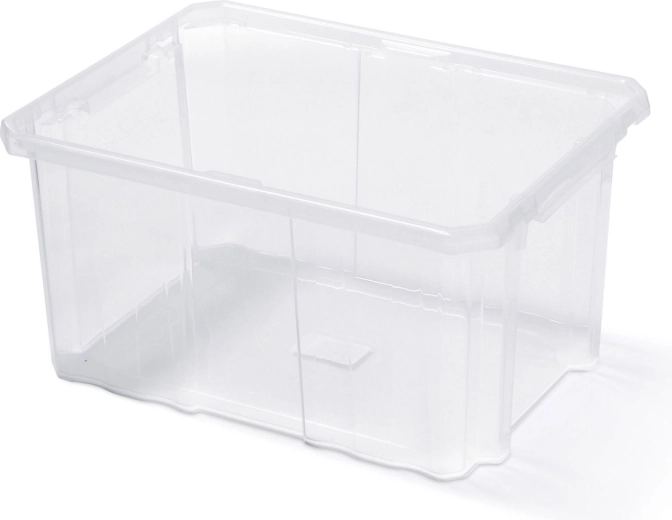 Plastowy pojemnik magazynowy Cargobox 600 × 400 × 265 przezroczysty