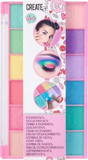 Paleta cieni do powiek pink 12 odcieni