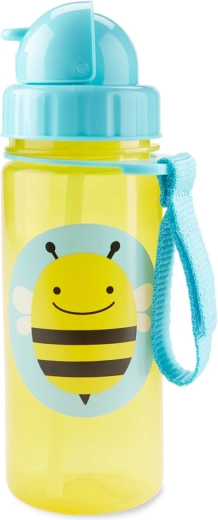 Kubek Skip Hop Zoo ze słomką, pszczoła, 385 ml
