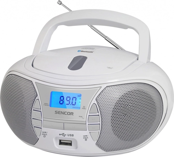 Boombox Sencor z odtwarzaczem CD i Bluetooth SPT 2700 WH biały
