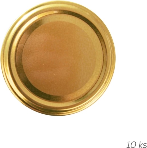 Metalowa zakrętka Twist-Off 66 Gold (10 szt.)