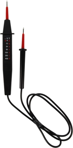 Solight tester napięcia 6–400 V AC/DC ze wskaźnikiem LED