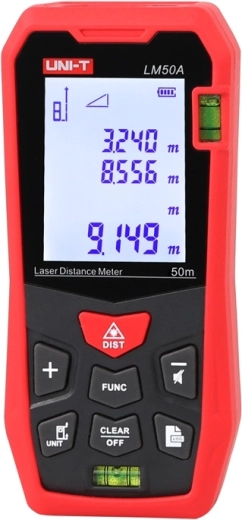 Podświetlany wyświetlacz i wbudowane libelle