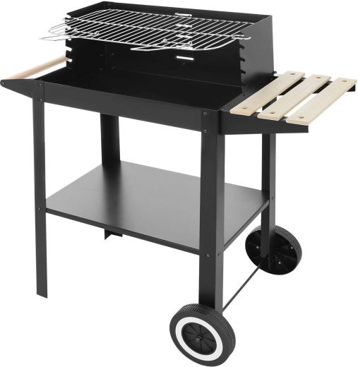 Klasyczny grill węglowy z regulowanym rusztem