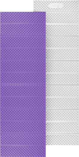 Składana piankowa karimata z warstwą aluminiową, fioletowa