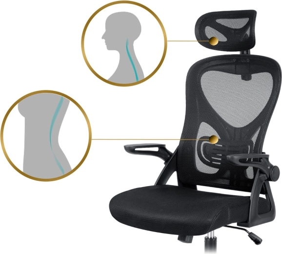 Ergonomiczne podparcie szyi i odcinka lędźwiowego