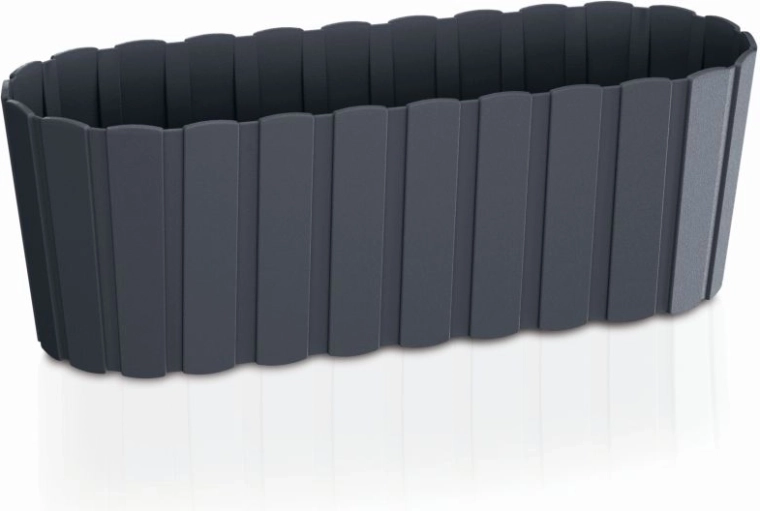 Plastowa doniczka prostokątna Boardee Case 38,3 cm antracyt
