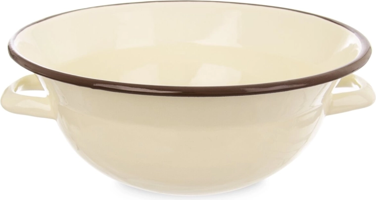Emaliowana miska kuchenna BROWN 26 cm, 2,5 l