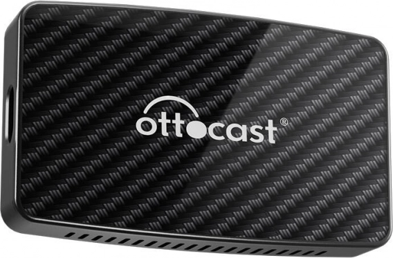Ottocast 4 w 1 bezprzewodowy adapter CarPlay/Android Auto (czarny)