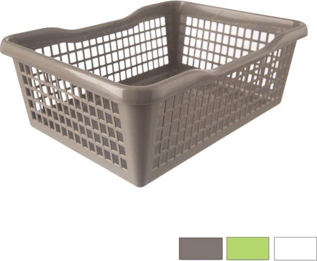 Plastikowy koszyk do przechowywania 36 × 27 × 13 cm (mix kolorów)