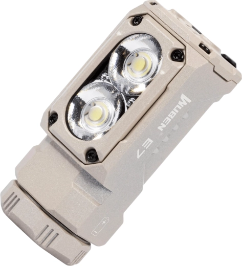 Wuben E7 latarka 6500K, khaki, 1800 lm