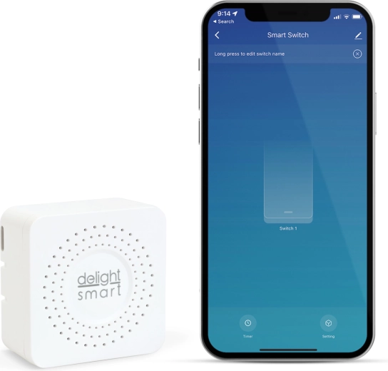 Inteligentny ukryty przełącznik Kinetic z Wi-Fi i sterowaniem za pomocą aplikacji