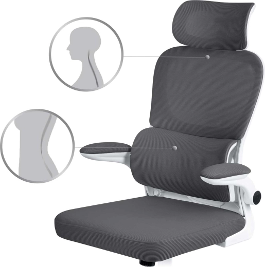 Ergonomiczne podparcie pleców i głowy