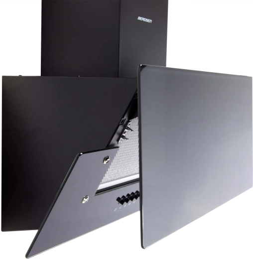 Elegancki szklany przedni panel