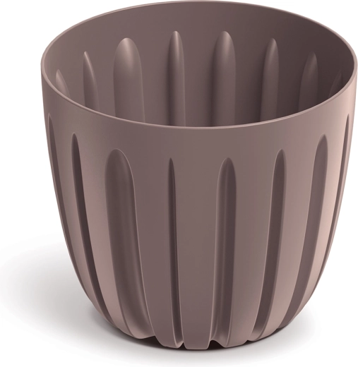 Plastowa doniczka Wario 16,8 cm marsala