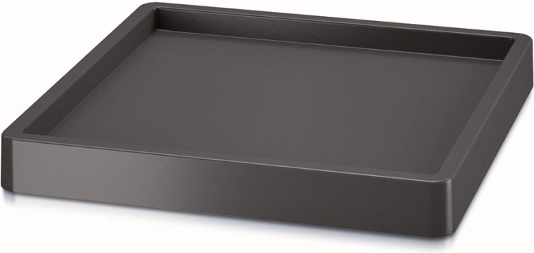 Ruchoma podstawka pod donice Mobile Saucer Square 36,6 × 36,6 cm antracyt
