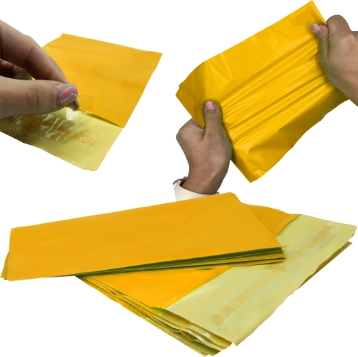 Zielone kurierskie koperty plastikowe B4 260 × 350 mm, opakowanie 50 szt.