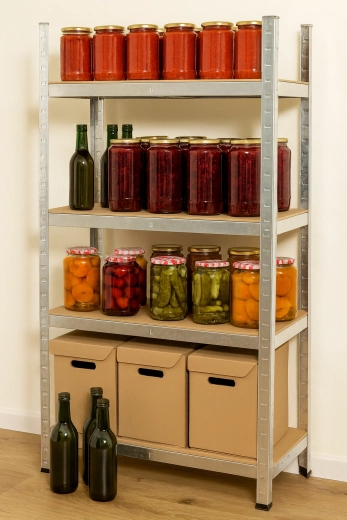 Regulowana wysokość półek