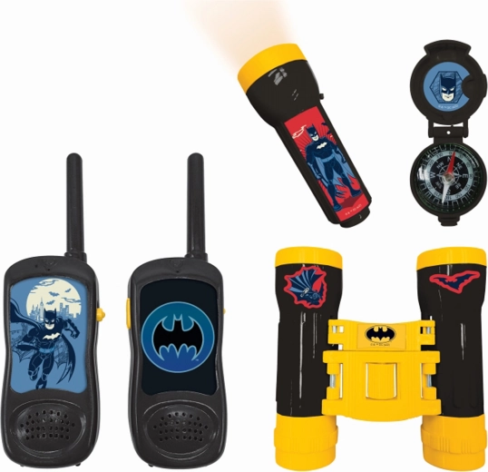 Zestaw przygodowy BATMAN z krótkofalówkami, latarką i lornetką