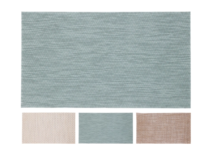 Podkładka stołowa 45 × 30 cm, szara, plastikowa