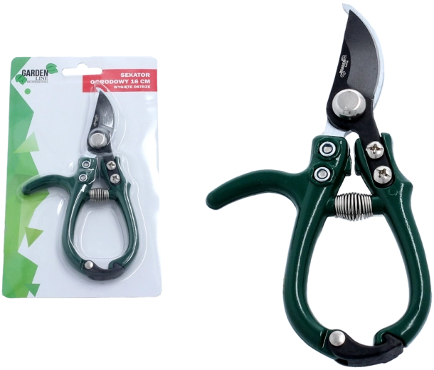 Sekator ogrodowy z wygiętym ostrzem 16 cm