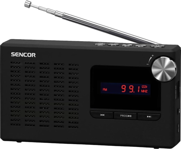 Przenośny odbiornik radiowy FM Sencor z USB i Micro SD