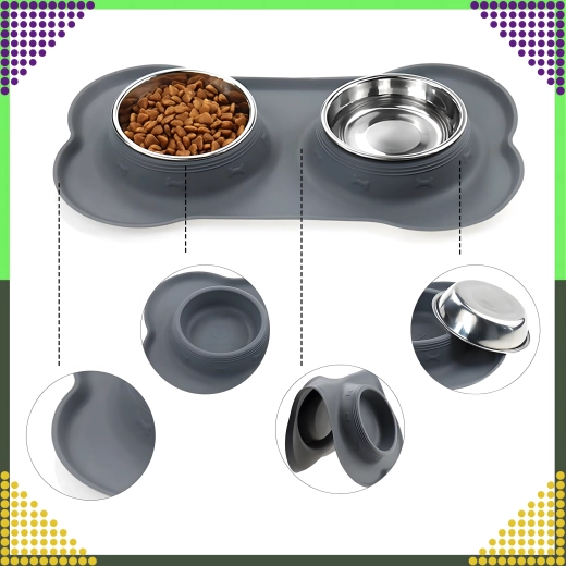 Antypoślizgowa silikonowa podkładka z podwyższonym rantem