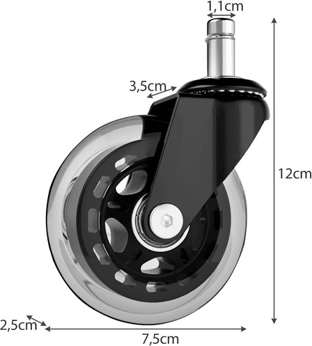 Uniwersalny trzpień 11 mm i szybki montaż