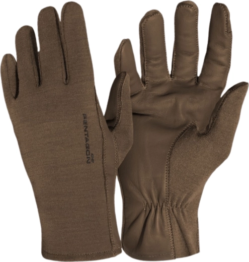 Pentagon Pilot Nomex krótkie rękawice Coyote XL