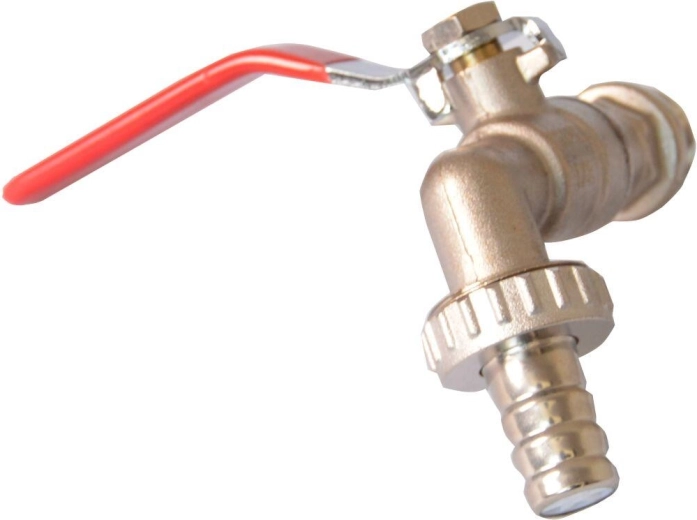 Ogrodowy zawór kulowy z dźwignią 1/2" i 3/4"