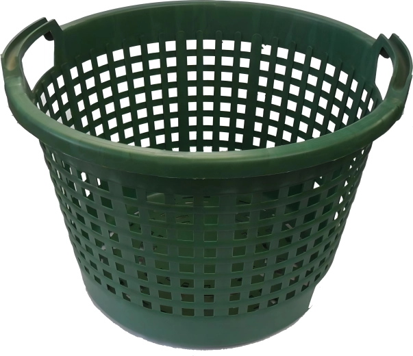 Plastowy kosz 35 l, zielony